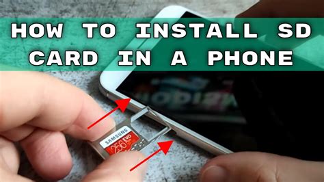 how to install a micro card in smart 2 phone|micro sd card for android.